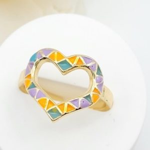 Anillo Corazón Colores